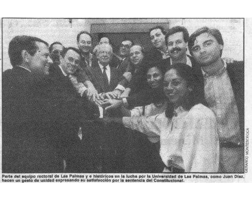 El Constitucional cierra el cisma universitario. 07/06/1990 Canarias7.